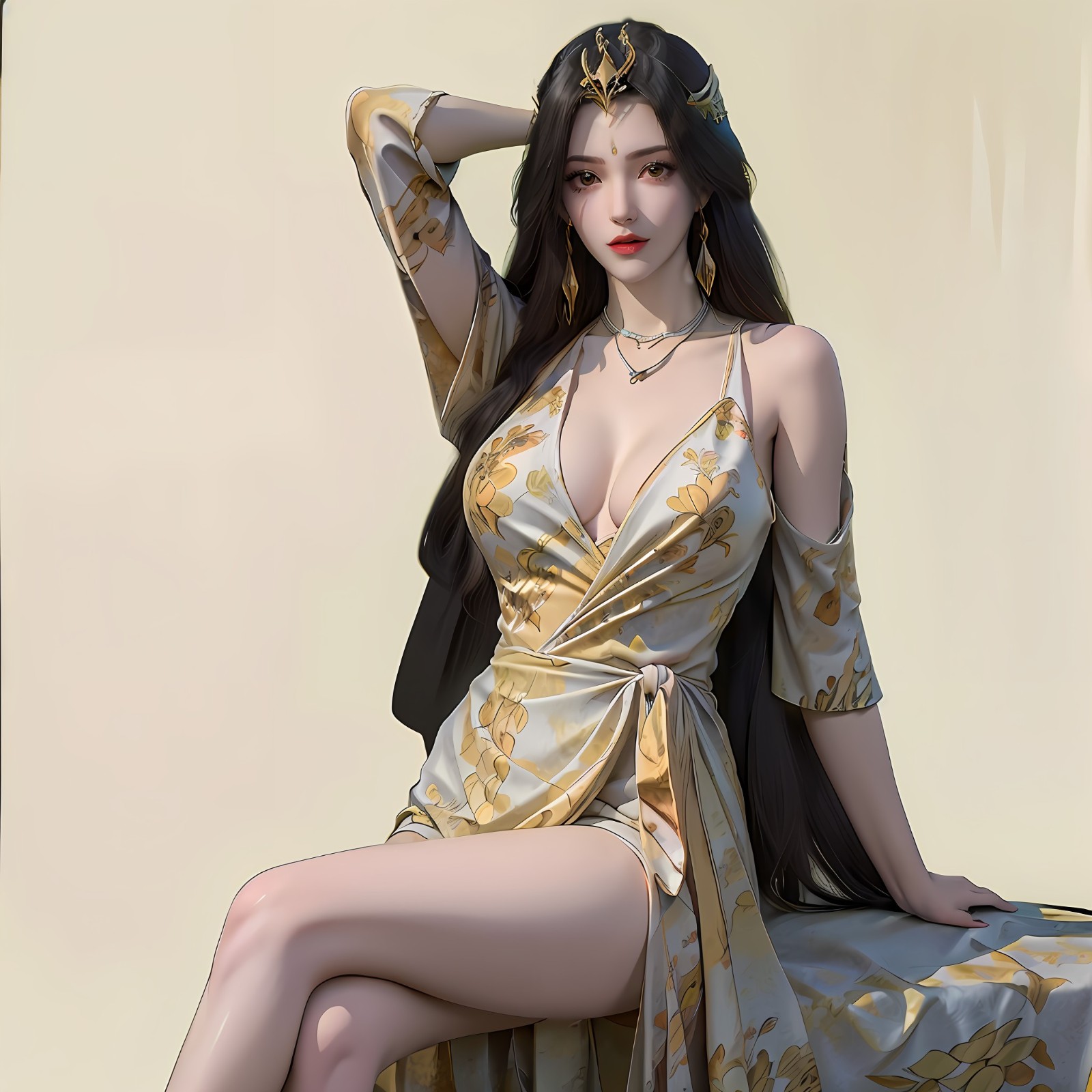 完美世界-柳神1【8P】国产动漫去衣同人图